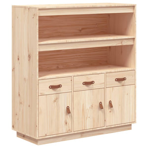 vidaXL Highboard 100x40x108.5 cm Solid Wood Pine