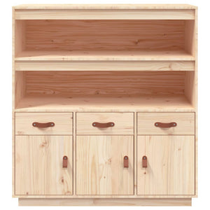 vidaXL Highboard 100x40x108.5 cm Solid Wood Pine