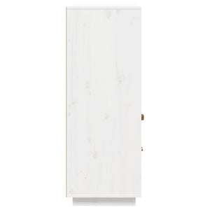 vidaXL Highboard White 100x40x108.5 cm Solid Wood Pine