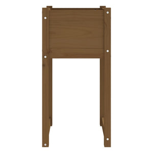 vidaXL Planter Honey Brown 40x40x81 cm Solid Wood Pine