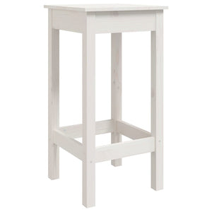 vidaXL Bar Chairs 2 pcs White 40x40x78 cm Solid Wood Pine