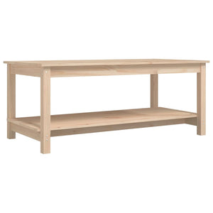 vidaXL Coffee Table 110x55x45 cm Solid Wood Pine