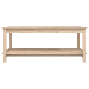 vidaXL Coffee Table 110x55x45 cm Solid Wood Pine