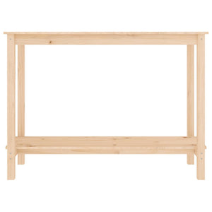 vidaXL Console Table 110x40x80 cm Solid Wood Pine