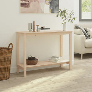 vidaXL Console Table 110x40x80 cm Solid Wood Pine