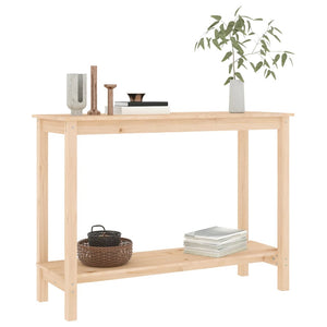 vidaXL Console Table 110x40x80 cm Solid Wood Pine