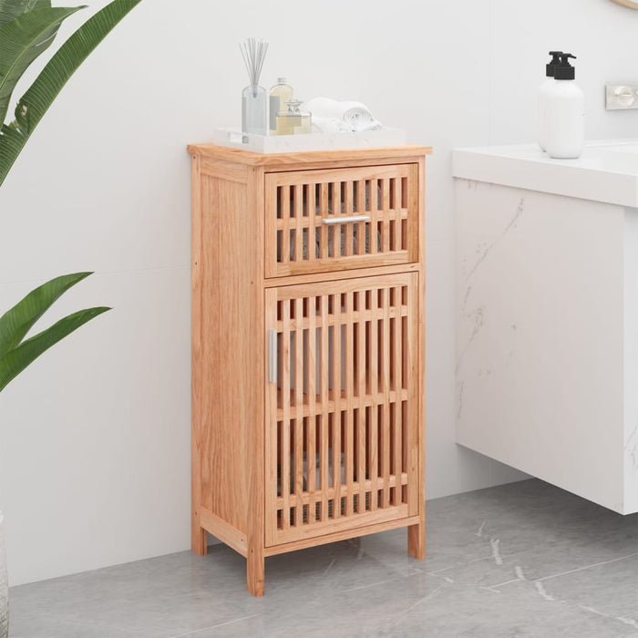 vidaXL Bathroom Cabinet 42x29x82 cm Solid Wood Walnut