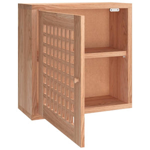 vidaXL Wall Cabinet 42x18x42 cm Solid Wood Walnut