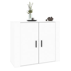 vidaXL Sideboard White 80x33x70 cm Engineered Wood