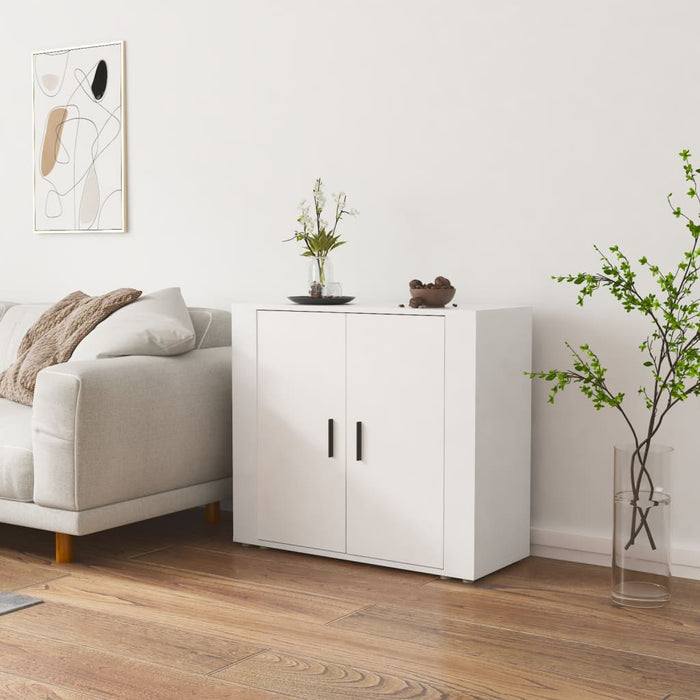 vidaXL Sideboard White 80x33x70 cm Engineered Wood