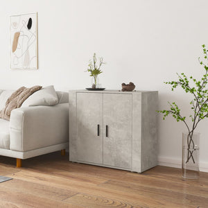 vidaXL Sideboard Concrete Grey 80x33x70 cm Engineered Wood