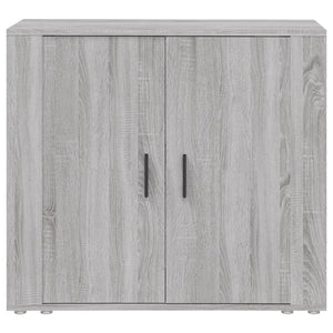 vidaXL Sideboard Grey Sonoma 80x33x70 cm Engineered Wood