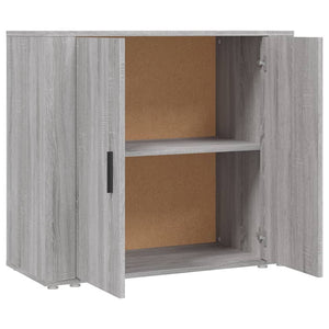 vidaXL Sideboard Grey Sonoma 80x33x70 cm Engineered Wood