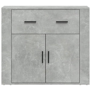 vidaXL Sideboard Concrete Grey 80x33x70 cm Engineered Wood