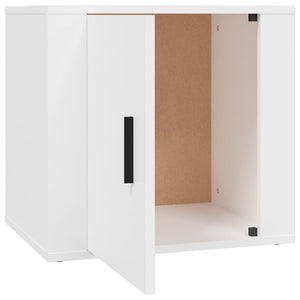 vidaXL Bedside Cabinet White 50x39x47 cm