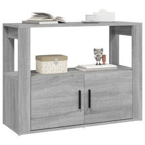 vidaXL Sideboard Grey Sonoma 80x30x60 cm Engineered Wood