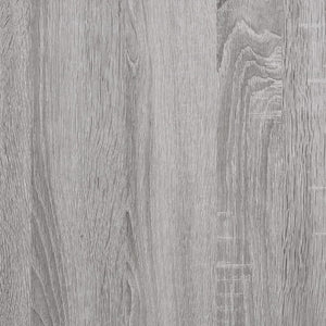 vidaXL Sideboard Grey Sonoma 80x30x60 cm Engineered Wood