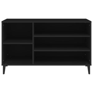 vidaXL Shoe Cabinet Black 102x36x60 cm Engineered Wood