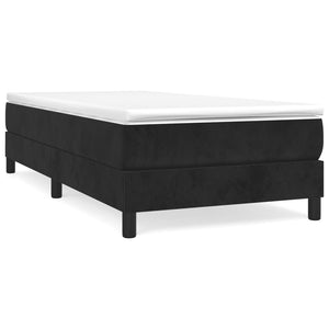 vidaXL Bed Frame without Mattress Black Single Velvet (UK/IE/FI/NO only)