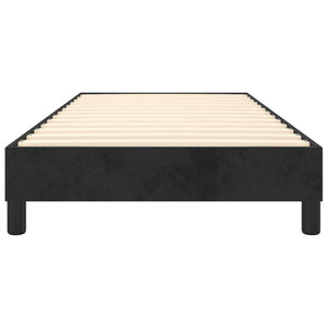 vidaXL Bed Frame without Mattress Black Single Velvet (UK/IE/FI/NO only)