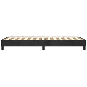 vidaXL Bed Frame without Mattress Black Single Velvet (UK/IE/FI/NO only)