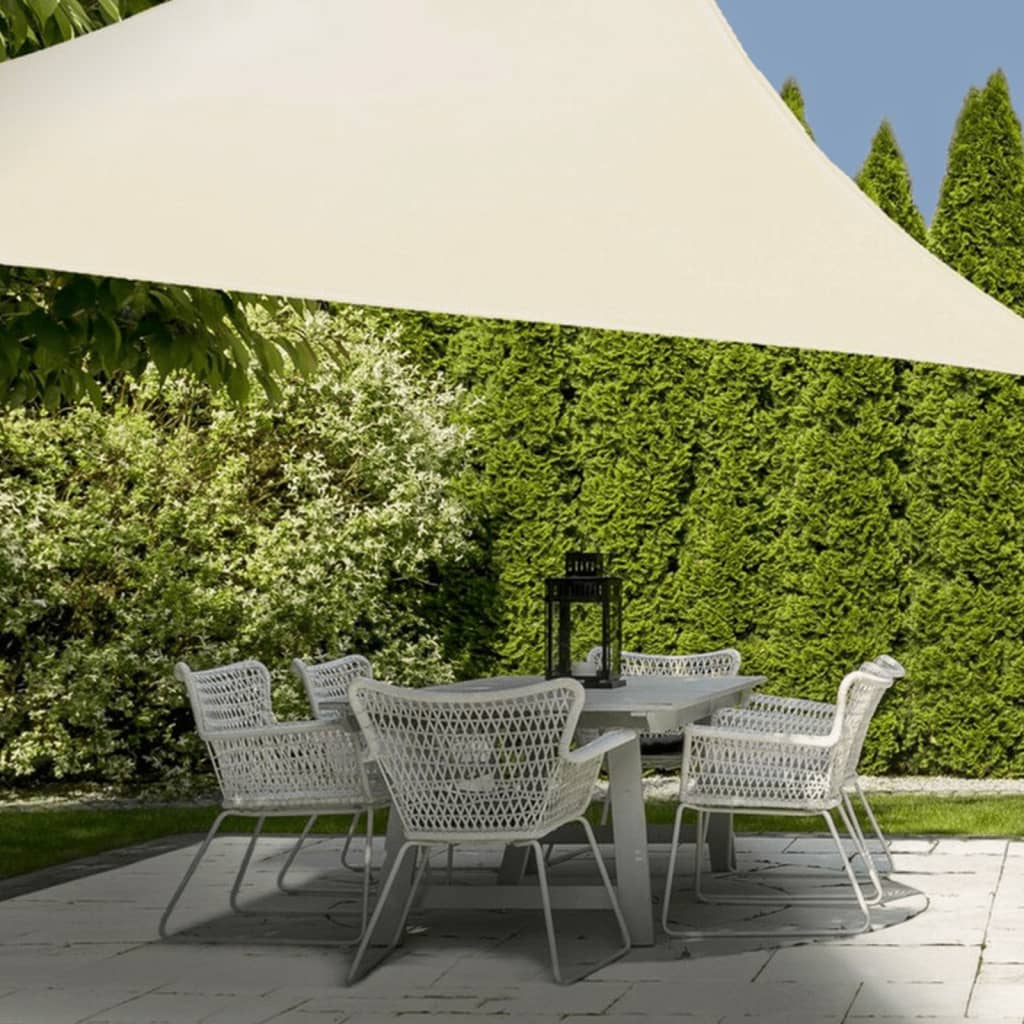 ProGarden Shade Cloth 3.6x3.6x3.6 m Cream Triangle