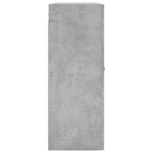 vidaXL Wall Mounted Cabinets 2 pcs Concrete Grey 69.5x34x90 cm