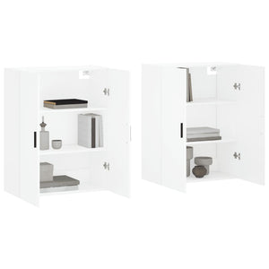 vidaXL Wall Mounted Cabinets 2 pcs White 69.5x34x90 cm