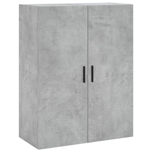 vidaXL Wall Mounted Cabinets 2 pcs Concrete Grey 69.5x34x90 cm