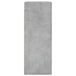 vidaXL Wall Mounted Cabinets 2 pcs Concrete Grey 69.5x34x90 cm