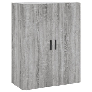 vidaXL Wall Mounted Cabinets 2 pcs Grey Sonoma 69.5x34x90 cm