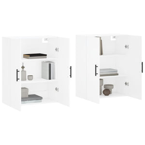 vidaXL Wall Mounted Cabinets 2 pcs White 69.5x34x90 cm