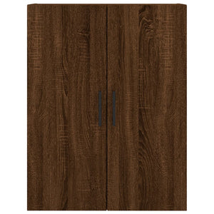 vidaXL Wall Mounted Cabinets 2 pcs Brown Oak 69.5x34x90 cm