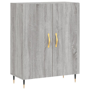 vidaXL Highboard Grey Sonoma 69.5x34x180 cm Engineered Wood