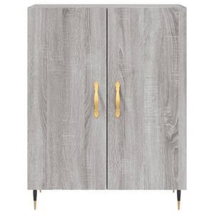 vidaXL Highboard Grey Sonoma 69.5x34x180 cm Engineered Wood