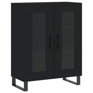 vidaXL Highboard Black 69.5x34x180 cm Engineered Wood