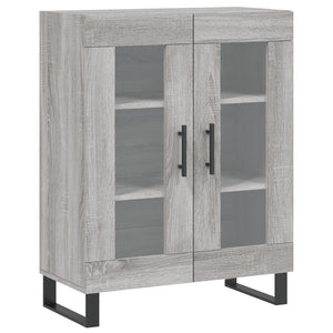 vidaXL Highboard Grey Sonoma 69.5x34x180 cm Engineered Wood