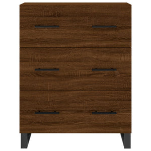 vidaXL Highboard Brown Oak 69.5x34x180 cm Engineered Wood