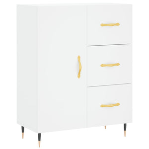 vidaXL Highboard White 69.5x34x180 cm Engineered Wood