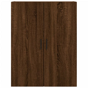 vidaXL Highboard Brown Oak 69.5x34x180 cm Engineered Wood