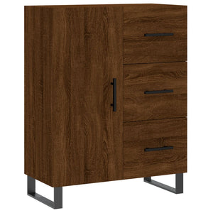 vidaXL Highboard Brown Oak 69.5x34x180 cm Engineered Wood