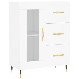 vidaXL Highboard White 69.5x34x180 cm Engineered Wood