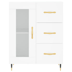 vidaXL Highboard White 69.5x34x180 cm Engineered Wood