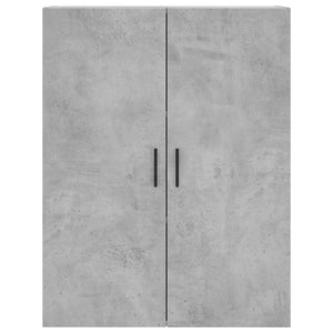 vidaXL Highboard Concrete Grey 69.5x34x180 cm Engineered Wood