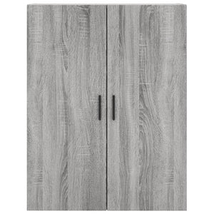 vidaXL Highboard Grey Sonoma 69.5x34x180 cm Engineered Wood