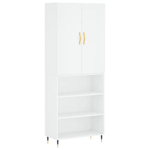 vidaXL Highboard White 69.5x34x180 cm Engineered Wood