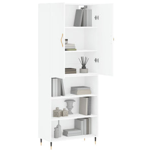 vidaXL Highboard White 69.5x34x180 cm Engineered Wood