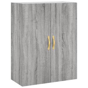 vidaXL Highboard Grey Sonoma 69.5x34x180 cm Engineered Wood