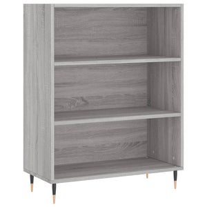 vidaXL Highboard Grey Sonoma 69.5x34x180 cm Engineered Wood