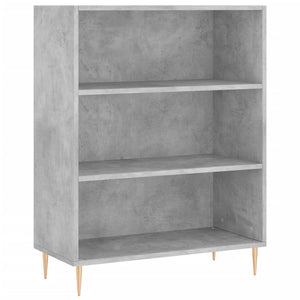 vidaXL Highboard Concrete Grey 69.5x34x180 cm Engineered Wood